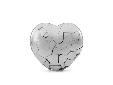 Broken heart Illustrazione stock