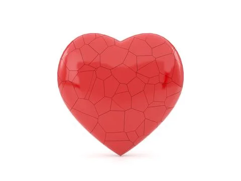 Broken heart Stock Illustration