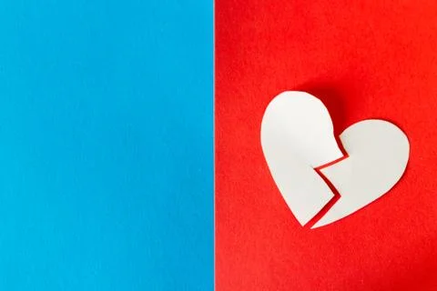 Broken heart image Stock Photos