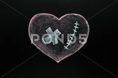 Broken heart Stock Photos