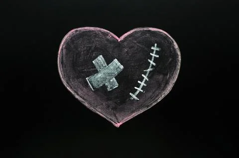 Broken heart Stock Photos