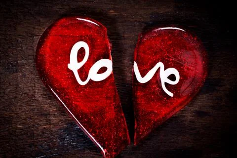 Broken heart Stock Photos