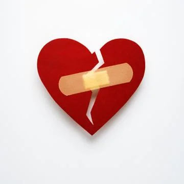 Broken heart. Stock Photos