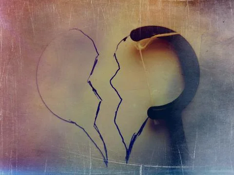 Broken heart Stock Photos