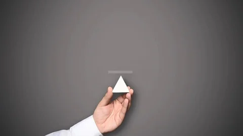 Broken heart on the scales. Stock Footage 81548628