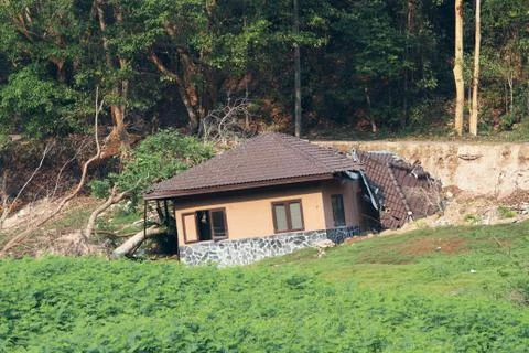 Broken house Stock Photos