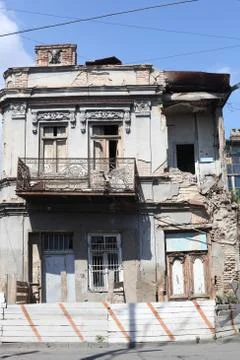 Broken house Stock Photos