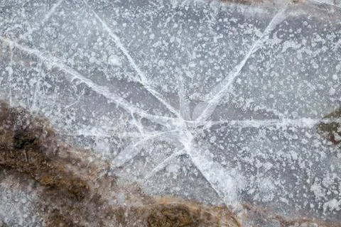 Broken ice Foto stock