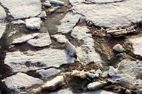 Broken ice Stock Photos