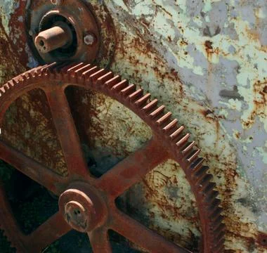 Broken industry 库存插图