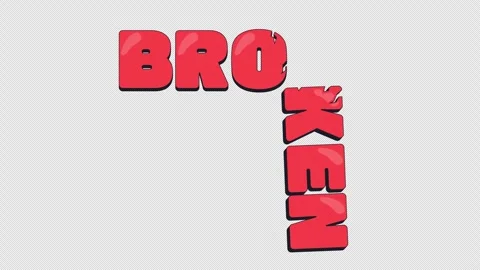 Broken internet reaction 2D animation Stock Footage 338327553