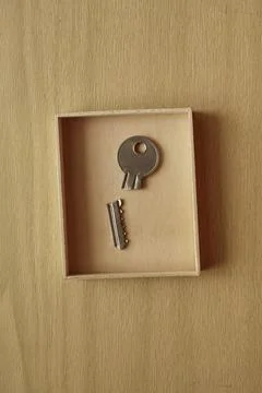 A broken key Stock Photos