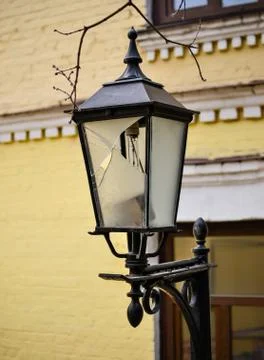 Broken lantern Stock Photos