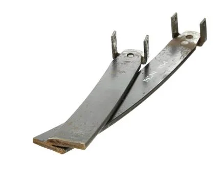 Broken leaf spring Stock Photos