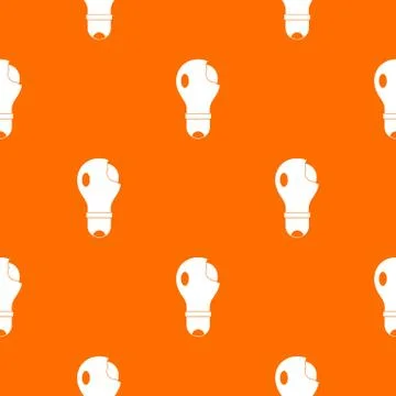 Broken lightbulb pattern seamless Stock Illustration