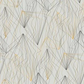 Broken lines vector seamless pattern Stock Illustration