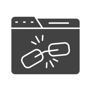 Broken Link Icon Image. Stock Illustration
