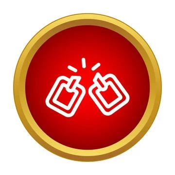 Broken link icon representing connection error or disconnect 스톡 일러스트