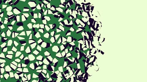 Broken Looping On Chroma Key For Compositing Stock Footage 338017683