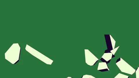 Broken Looping Transparent Background Animation Stock Footage 338017642