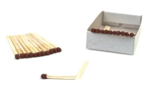 Broken Match Stock Photos