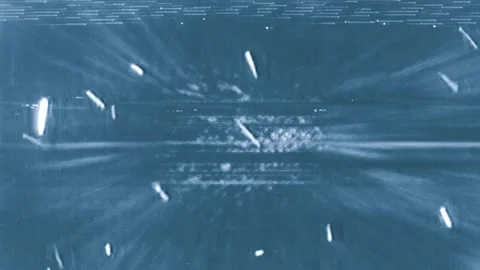 Broken Matrix Glitch Background for Trailers Stock Footage 305285558