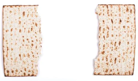 Broken matza Stock Photos