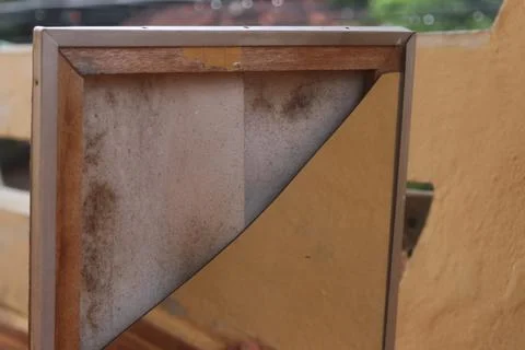 Broken mirror Stock Photos