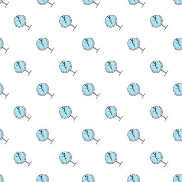 Broken mirror symbol pattern representing bad luck superstition Stock Illustration