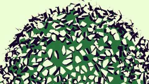 Broken Motion Isolated Green Screen Stock Video Stock Footage 338017656
