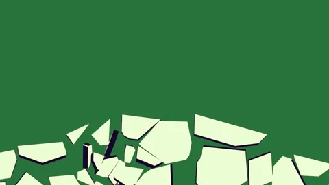 Broken Motion With Pieces - Stock Video Element Stock Footage 338017639