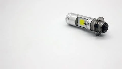 Broken motorcycle light bulb Stock Photos