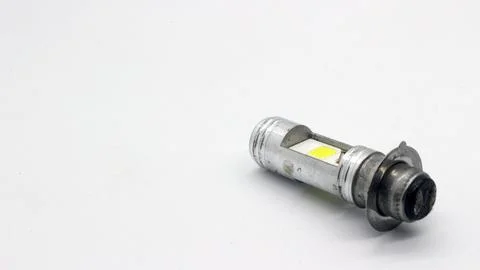 Broken motorcycle light bulb Stock Photos