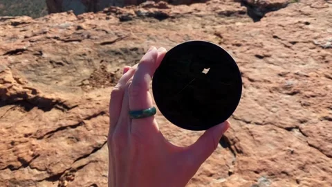 Broken ND filter Stock Footage 146187186
