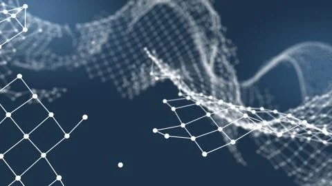 Broken network connection' visualisation. Stock Illustration