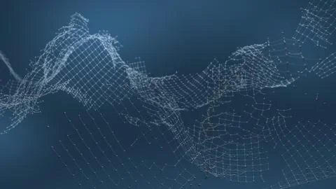 Broken network connection' visualisation. Illustrazione stock