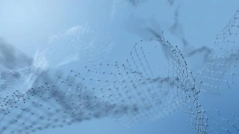 Broken network connection' visualisation. Stock Illustration