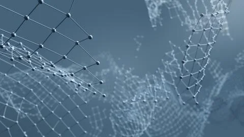 Broken network connection' visualisation. Stock Illustration