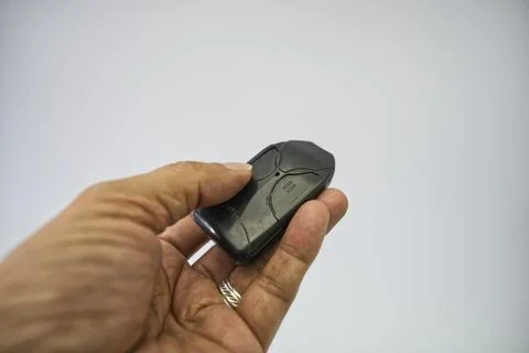 Broken old electronic gate remote control Stock Photos