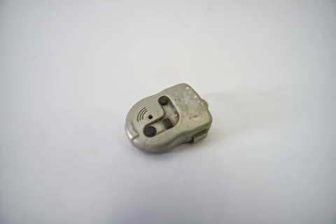 Broken old electronic gate remote control Stock Photos