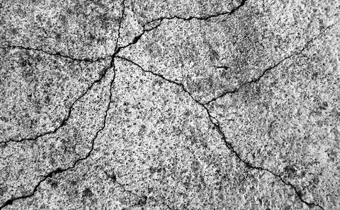 Broken painted cement wall for use as background Stock Photos