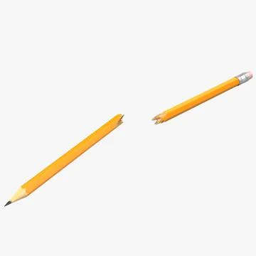 3D Model: Broken Pencil ~ Buy Now #91478761 | Pond5