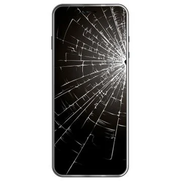 Broken phone Stock Illustration
