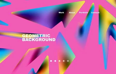Broken pieces abstract background. Trendy background for your landing page 스톡 일러스트