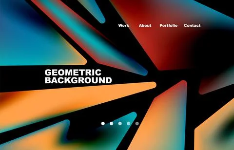 Broken pieces abstract background. Trendy background for your landing page 스톡 일러스트
