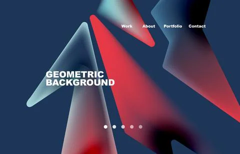 Broken pieces abstract background. Trendy background for your landing page 스톡 일러스트