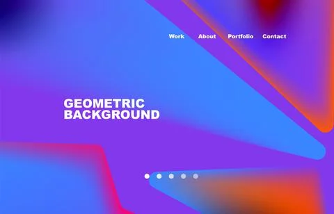 Broken pieces abstract background. Trendy background for your landing page Stock Illustration