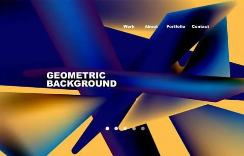 Broken pieces abstract background. Trendy background for your landing page Stock Illustration