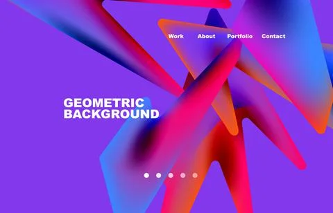 Broken pieces abstract background. Trendy background for your landing page 스톡 일러스트