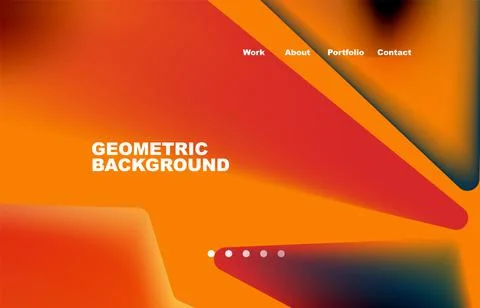Broken pieces abstract background. Trendy background for your landing page Illustrazione stock